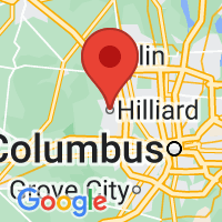 Map of Hilliard, OH US